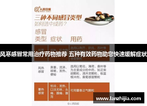 风寒感冒常用治疗药物推荐 五种有效药物助您快速缓解症状